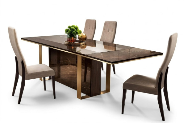 Mesa de comedor de diseñador Mesa de diseño Madera Mesa de comedor italiano Muebles de salón