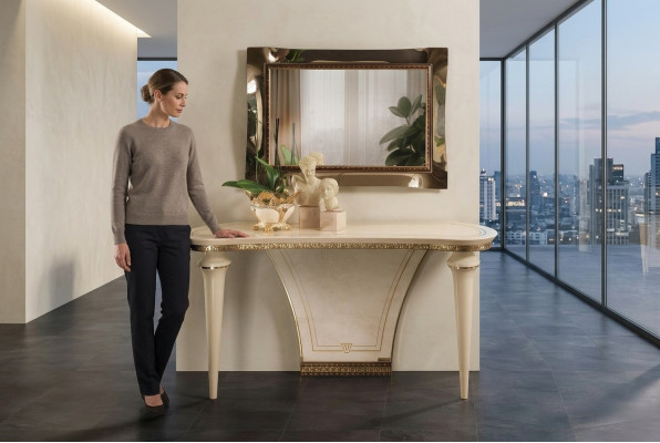 Muebles italianos Mesa auxiliar Mesa de consola Consola Mesa Mesa de centro de sala