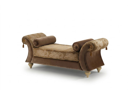 Chaise longue Sofá Cama Sofá Tumbonas Chaise Textil Barroco Rococó arredoclassic