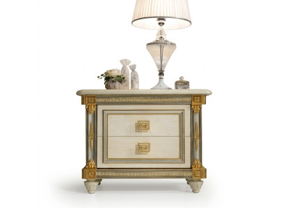 Diseño de mesita de noche Consola Mesa auxiliar Dormitorio Madera Lujo Consolas Nuevas