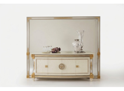 Buffet aparador cómoda espejo verdadero trabajo barroco rococó arredoclassic