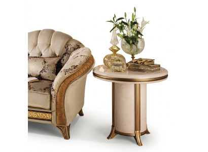 Mesa de diseño para sofá de sala de estar, mesa auxiliar, muebles de sofá arredoclassic nuevos.