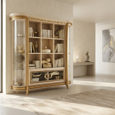 Mueble de oficina librería archivador armario de lujo estilo antiguo arredoclassic