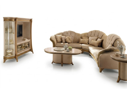 Madera Muebles italianos Estilo barroco Lujo Marrón Mesa de centro Mesa de sala de estar Nueva