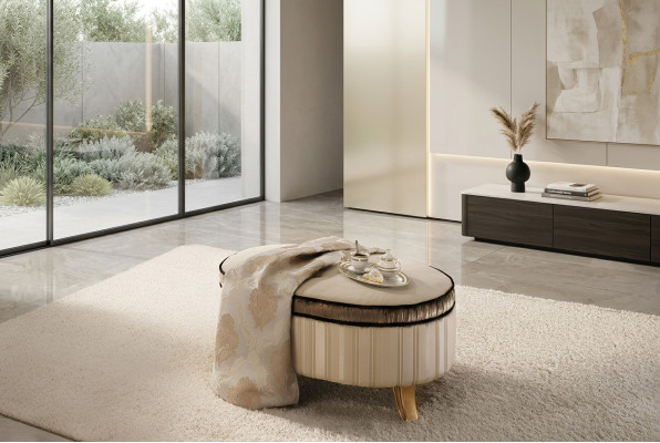 Diseño de taburete acolchado, reposapiés, otomano, asiento, chaise, acolchado, pufa, bancos de asiento