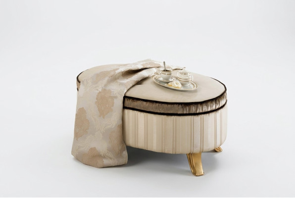 Diseño de taburete acolchado, reposapiés, otomano, asiento, chaise, acolchado, pufa, bancos de asiento