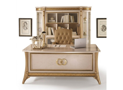 Diseño de oficina escritorio mesa silla mobiliario con silla 2 piezas. arredoclassic