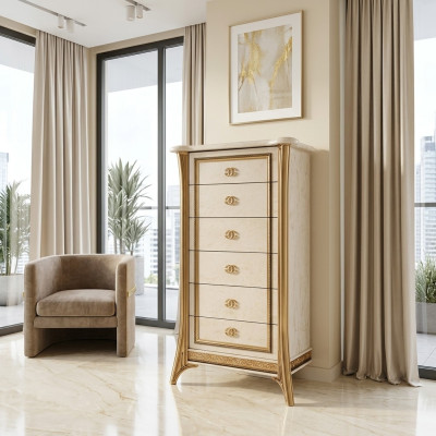 Diseño de cómoda armario Lujo Madera Cómodas Armarios Estante Armario Alto Muebles