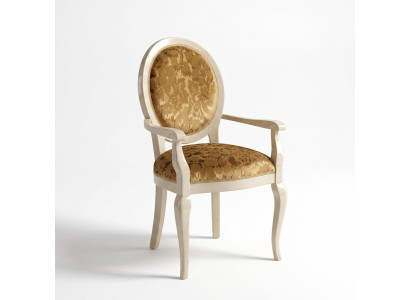 Silla de diseño sala de estar comedor Sillas de madera Acolchado Reposabrazos arredoclassic