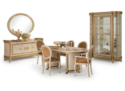 Sofá de 3 plazas + 2 plazas + 1 plaza. Conjunto de sofás de salón Arredoclassic.