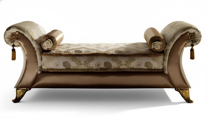 Chaiselongue Cama Sofá Sofá Salón Asiento Acolchado Club arredoclassic