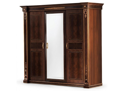 Armario de madera de 3 puertas para el dormitorio del fabricante arredoclassic, nuevo.