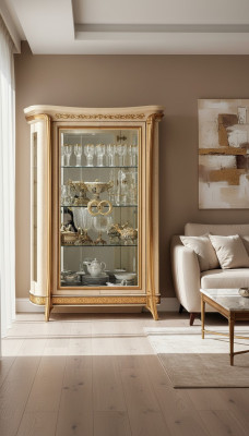 Diseño Muebles Madera Estilo Clásico Vitrina Barroco Muebles Italianos Aparador