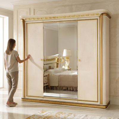 Armario de ropa Diseñador Armarios de ropa de alto brillo Muebles Vida arredoclassic