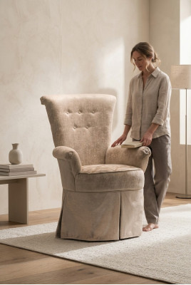 Silla Diseño Sofá Sofá Reláx Salón Lujo Club Tapizado Asiento arredoclassic