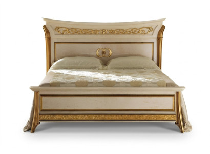 Diseño de cama de lujo doble para hotel, habitación para dormir 180x200, muebles arredoclassic.