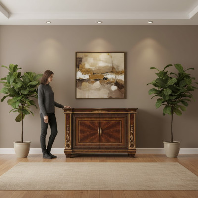 Cómoda de diseñador Aparador Cómodas Estante de madera Armario Armarios de madera Aparador Nuevo