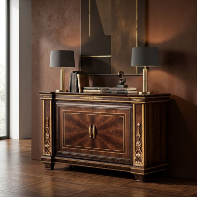 Cómoda de diseñador Aparador Cómodas Estante de madera Armario Armarios de madera Aparador Nuevo