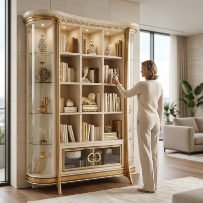Oficina Libros Muebles Archivador Mueble Armario Armarios Estantes arredoclassic Madera