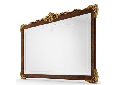 Espejo de pared con marco de madera, marco de espejo, diseño barroco rococó, muebles de sala de estar nuevos.