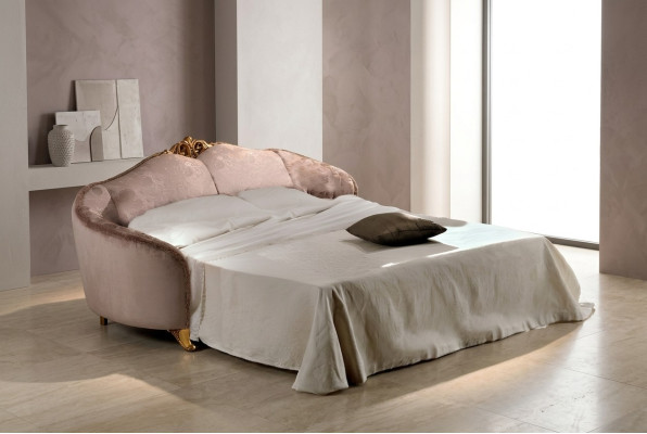 Sofá sofá cama diseñador sofá de 3 plazas con función de cama sofá textil tapizado