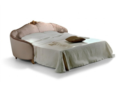 Sofá sofá cama diseñador sofá de 3 plazas con función de cama sofá textil tapizado