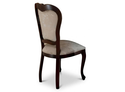 Silla de diseño de lujo Sillón tapizado 1x Sillón Sala de estar Comedor Textil