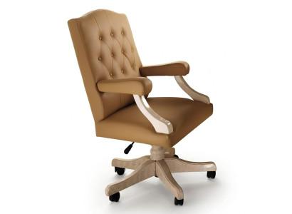 Silla de oficina de lujo tapizada, sillas de diseñadores muebles de oficina giratorios.
