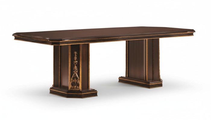 Mesa de comedor, mesa de comedor, mesas extensibles para la sala de estar de la cocina, mesa de 200/300-110 cm.