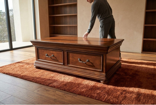 Diseño patas mesa de centro abedul macizo Muebles madera real Mesa auxiliar Mesas Nueva