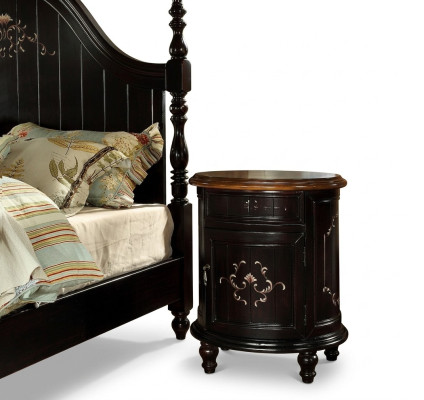 Mesita de noche, mesa de noche, cómoda, consola, mesa auxiliar con cajón, diseñador de consolas.