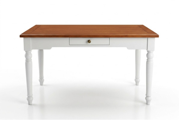 Diseño de mesa de comedor de madera Mesas Muebles de comedor Rectangular Mesas de madera maciza Estilo rústico