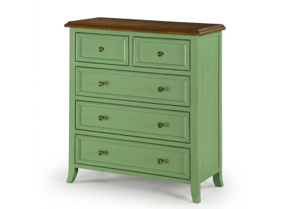 Cómoda verde, aparador, armario, muebles de madera real, cómodas, armarios nuevos.