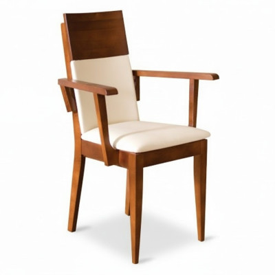 Sillas Silla Sillón Tapizado Madera Maciza Textil Madera Sillón Cuero Nuevo Salón