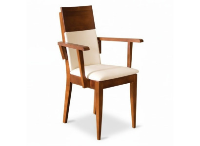 Sillas Silla Sillón Tapizado Madera Maciza Textil Madera Sillón Cuero Nuevo Salón