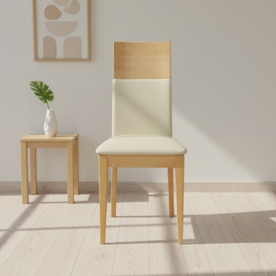 Sillas Silla Sillón Madera maciza Textil Madera Butaca Cuero Nuevo Salón Acolchado