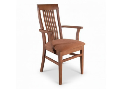 Sillas Silla Sillón Textil Madera maciza Cuero Sala Sillón masivo Tapizado