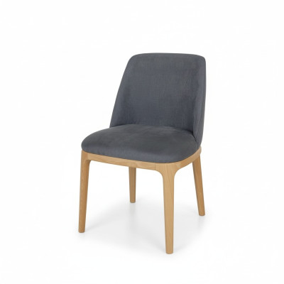 Diseño Silla Sillón Tapizado Sillas Salón Madera maciza Textil Madera Sillón Nuevo