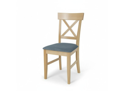 Sillas Silla Sillón Textil Nuevo Madera maciza Sillón Tapizado Respaldo Cuero Salón