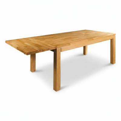 Mesa Mesa de comedor Muebles macizos Comedor 180x90cm Madera real Madera maciza Nuevas Mesas