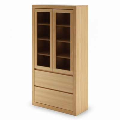 Vitrina Vitrinas Armario Estante Mueble de madera Armario Sistema de estanterías Sala de estar Vitrina de cristal
