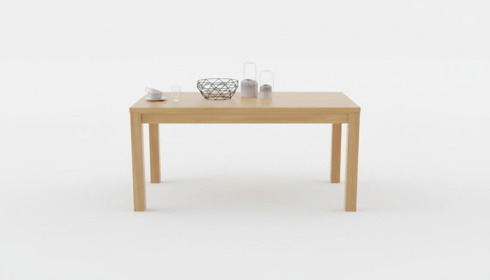 Mesa de comedor Mesa de madera Sala de estar Comedor Mesa 180x90cm Mesas de comedor Macizo Madera maciza