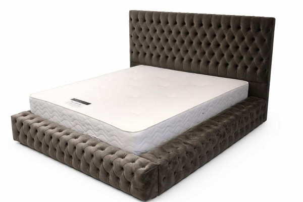 Tejido Chesterfield para cama de dormitorio doble acolchado de 140/160/180/200 cm.