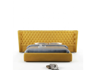 XXL Gran Panel Varita Cama Chesterfield Hotel Camas de Diseño de Lujo 200x200cm Nuevo.