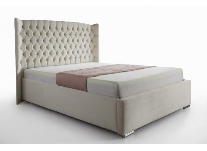 Cama Chesterfield diseño dormitorio camas inglesas 180x200cm textil tapizado