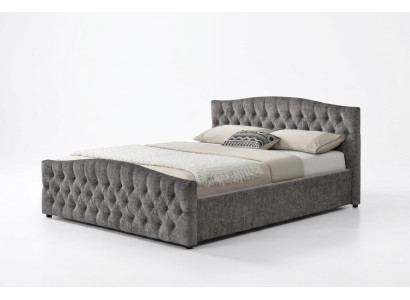 Cama Chesterfield diseño dormitorio camas inglesas 180x200 textil tapizado