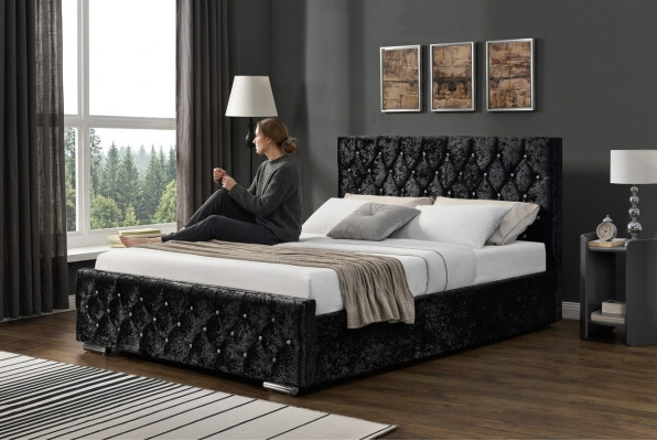 Cama Chesterfield Diseño Dormitorio Inglés Camas Textiles