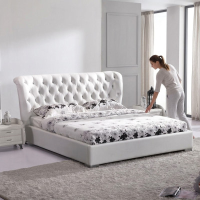 Cama Chesterfield dormitorio camas textiles 180x200cm terciopelo Big Hotel camas nuevas