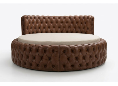 Cama de diseñador Dormitorio Camas Textil Cuero Hotel Lujo Tapizado Terciopelo