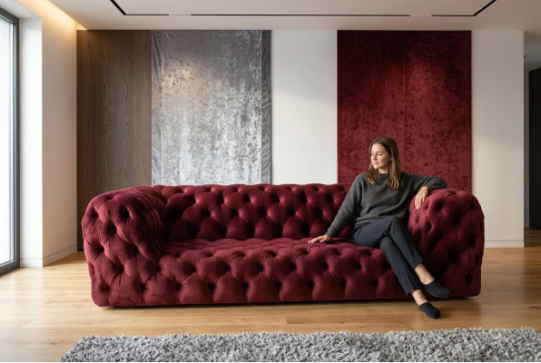 Cama de diseñador Dormitorio Camas Textil Cuero Hotel Lujo Tapizado Terciopelo Tela